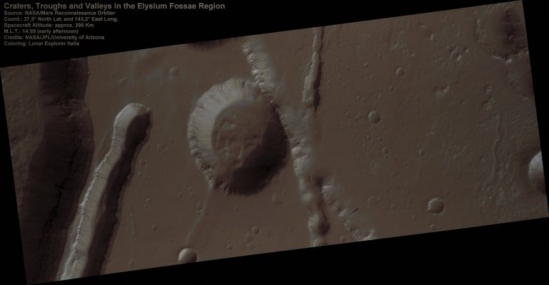 Features of Elysium Fossae (Absolute Natural Colors; credits for the additional process. and color.: Dr Paolo C. Fienga - Lunexit Team:)
nessun commento
Parole chiave: Mars from orbit - Collapse Features - Elysium Fossae Region