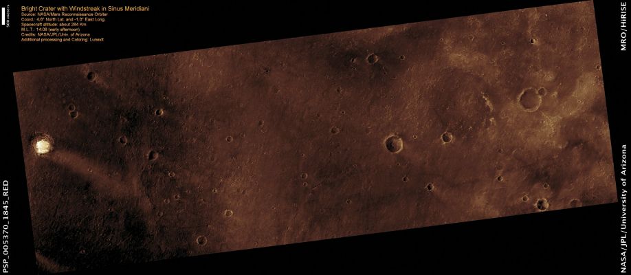 Extremely unusually-looking Surface Feature in Sinus Meridiani (CTX Frame - Absolute Natural Colors; credits for the additional process. and color.: Dr Paolo C. Fienga - Lunexit Team)
nessun commento
Parole chiave: Mars from orbit - Sinus Meridiani Region - Controversial