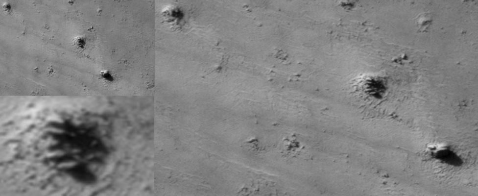 The immediate surroundings of the Monolith (photo-composite; credits: Dr M. Faccin)
nessun commento
Parole chiave: Mars from orbit - Controversial Feature - The surroundings of the "Monolith"