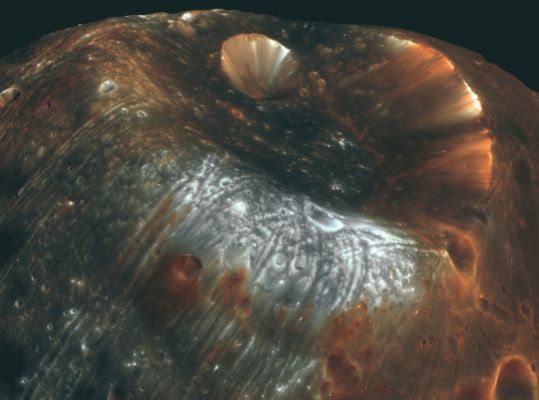 Stickney Crater (Natural Colors + MULTISPECTRUM; credits: NASA & Lunexit)
nessun commento
Parole chiave: Mars' Moons - Phobos