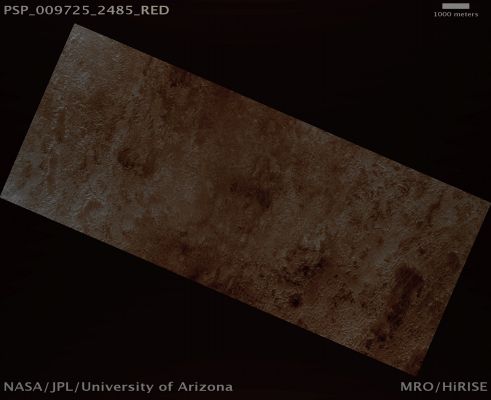 Phoenix Landing Site (possible True Colors; credits: Lunar Explorer Italia)
Mars Local Time: 14:48 (early afternoon)
Coord. (centered): 68,2° North Lat. and 234,3° East Long.
Spacecraft altitude: 324,1 Km (such as about 202,6 miles) 
Original image scale range: 32,4 cm/pixel (with 1 x 1 binning) so objects ~97 cm across are resolved 
Map projected scale: 25 cm/pixel 
Map projection: EQUIRECTANGULAR 
Emission Angle: 15,6° 
Phase Angle: 66,9°
Solar Incidence Angle: 53° (meaning that the Sun is about 37° above the Local Horizon)
Solar Longitude: 116,6° (Northern Summer)
Credits: NASA/JPL/University of Arizona
Additional process. and coloring: Lunar Explorer Italia
Parole chiave: Mars from orbit - Vastitas Borealis