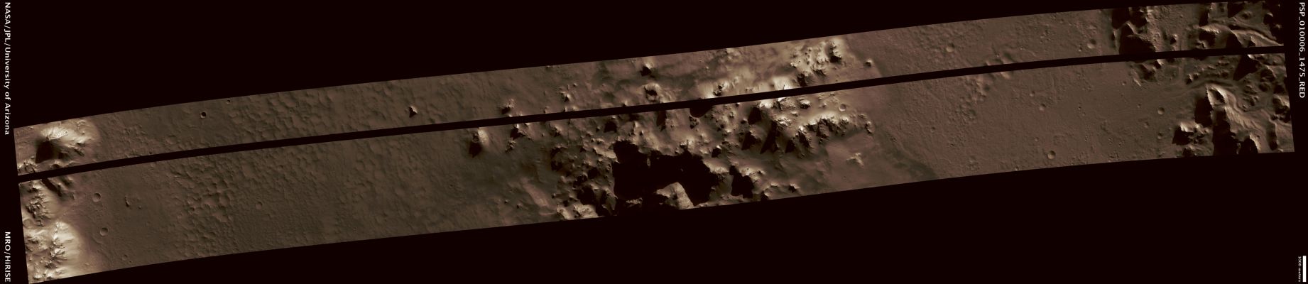 Western Half of Central Peak of a large and well-preserved Unnamed Southern Crater (possible True Colors; credits: Lunar Explorer Italia)
Mars Local Time: 15:33 (middle afternoon)
Coord. (centered): 32,0° South Lat. and 140,7° East Long.
Spacecraft altitude: 270,8 Km (such as about 169,3 miles) 
Original image scale range: 54,2 cm/pixel (with 1 x 1 binning) so objects ~1,63 mt across are resolved 
Map projected scale: 50 cm/pixel
Map projection: EQUIRECTANGULAR 
Emission Angle: 20,7° 
Phase Angle: 88,3°
Solar Incidence Angle: 73° (meaning that the Sun is about 17° above the Local Horizon)
Solar Longitude: 126,9° (Northern Summer)
Credits: NASA/JPL/University of Arizona
Additional process. and coloring: Lunar Explorer Italia
Parole chiave: Mars from orbit - Craters - Unnamed Southern Crater