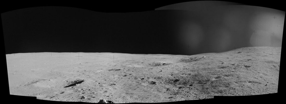 From AS 14-64-9078 until 9084 (EVA-2; Station B1 - Up-Sun)
nessun commento
Parole chiave: Lunar Panorama - Station B1