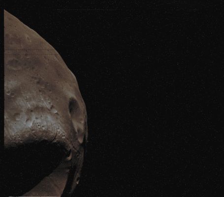 Stickney Crater and Phobos' Limb (Absolute Natural Colors; credits for the additional process. and color: Dr Paolo C. Fienga - Lunexit Team)
nessun commento
Parole chiave: Mars' Moons - Phobos
