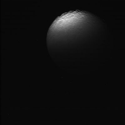 Rhea's Eclipse
Caption NASA:"N00118981.jpg was taken on August 19, 2008 and received on Earth August 21, 2008. The camera was pointing toward RHEA that, at the time, was approx. 457.502 Km away; the image was taken using the CL1 and CL2 filters. This image has not been validated or calibrated".
Parole chiave: Saturn's Moon - Rhea - Eclipse