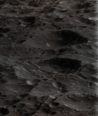 Farewell to Rhea (Absolute Natural Colors; credits for the additional process. and color.: Dr Paolo C. Fienga/Lunar Explorer Italia/Italian Planetary Foundation)
On its fourth and final targeted Fly-By of Rhea, the NASA - Cassini Spacecraft provided, among others, this stunning view its ancient, tormented and heavily cratered Surface. Billions of years of impacts, in fact, have sculpted Rhea's Surface into the form we see today and, with a diameter of approx. 950 miles (such as about 1528,8 Km), Rhea is the second-largest moon of Saturn. 

This view is centered on Terrain located at 33° North Latitude and 358° West Longitude. The image was taken in Visible Light with the NASA - Cassini Spacecraft Narrow-Angle Camera on March 9, 2013, at a distance of approximately 2.348 miles (such as about 3.778,73 Km) from the Surface of Rhea. Just out of curiosity, we, as IPF, have found (as far as this specific picture is concerned) a slight discrepancy between the data regarding the distance of the NASA - Cassini Spacecraft from the Surface of Rhea, as reported in the NASA - Planetary Photojournal (where it has been written that the distance was of approx. 2.280 miles) and in the caption attached to this frame - entitled "Rhea's Shadowy Craters" - and reported in the NASA - Cassini Solstice Mission Official WebSite (where the distance between the Spacecraft and Rhea is estimated to be 2.348 miles). Obviously, everybody - even our Friends from NASA - makes mistakes, every now and then...

This frame (which is an Original NASA - Cassini Spacecraft b/w image published on the NASA - Planetary Photojournal and identified by the serial n. PIA 14660) has been additionally processed, contrast enhanced, and then colorized in Absolute Natural Colors (such as the colors that a human eye would actually perceive if someone were onboard the NASA - Cassini Spacecraft and then looked down, towards the Surface of the Saturnian moon Rhea), by using an original technique created - and, in time, dramatically improved - by the Lunar Explorer Italia Team. Different colors, as well as different shades of the same color, mean, among others, the existence of different Elements present on the Surface of Rhea, each having a different Albedo (---> Reflectivity) and Chemical Composition.

Note: it is possible (but we, as IPF, have no way to be one-hundred-percent sure of such a circumstance), that the actual luminosity of the Surface of Rhea - as it is presented in this image - would appear, to an average human eye, way lower than it has been shown (or, better yet: interpreted) here.
Parole chiave: Saturnian Moons - Rhea