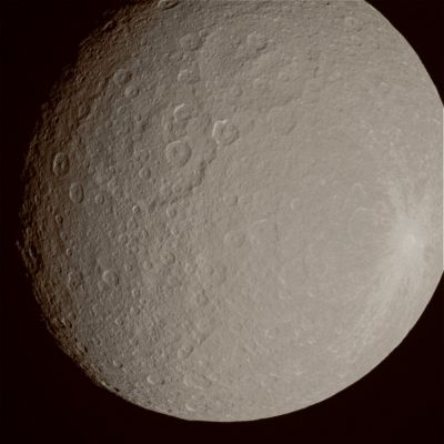 Rhea (natural colors: elab. Lunexit)
Caption NASA:"W00034595.jpg was taken on August 30, 2007 and received on Earth August 30, 2007. The camera was pointing toward RHEA that, at the time, was approx. 19.446 Km away, and the image was taken using the CL1 and VIO filters. This image has not been validated or calibrated".
Parole chiave: Saturn's Moons - Rhea