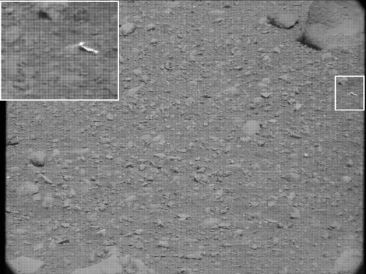 White Edge - Sol 20 (RAW b/w Original NASA Frame; credits: NASA/JPL-Caltech - Research: Dr Gianluigi Barca/Lunar Explorer Italia/Italian Planetary Foundation)
nessun commento
Parole chiave: Martian SUrface - Rock - White Edge - Gale Crater