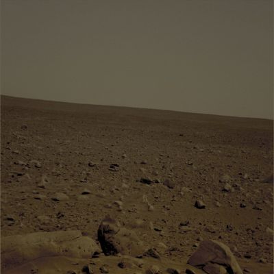 Gusev's Surface and the Sky above - Sol 60 (Virtual Illumination; credits for the additional process. and color.: Dr Paolo C. Fienga - Lunexit Team)
Questa colorizzazione è stata integralmente ottenuta mediante l'impiego di Luci Virtuali.
Parole chiave: Martian Horizon - Gusev Crater