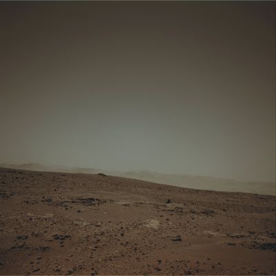 Horizon and Sky at Gale - Sol 60 (Absolute Natural Colors; credits for the additional process. and color.: Dr Paolo C. Fienga/Lunar Explorer Italia/Italian Planetary Foundation) 
Frame taken at 11:34:47 Mars Local Solar Time
Parole chiave: Martian Horizon - Gale Crater - Surface, Inner Rim and Sky