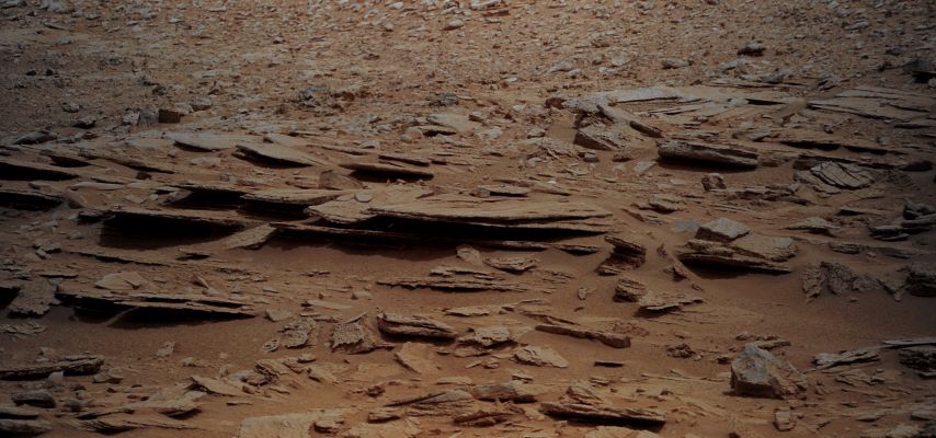 Features of the Surface of Gale Crater - Sol 120 (Slightly Saturated Absolute Natural Colors; credits for the additional process. and color.: Dr Paolo C. Fienga/Lunar Explorer Italia/Italian Planetary Foundation) 
nessun commento
Parole chiave: Martian Surface - Layered Rocks - Gale Crater
