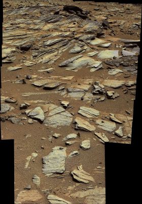 Proximities of Yellowknife Bay - Sol 121 (an Image-Mosaic in Calibrated Natural Colors; credits for the additional process. and color.: Dr Gianluigi Barca/Lunar Explorer Italia/Italian Planetary Foundation)
nessun commento
Parole chiave: Martian Surface - Gale Crater - Proximities of Yellowknife Bay