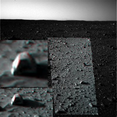 Extremely bizarre Surface Feature - Sol 124 (ctx frame - Hi-Def3-D; b/w - credits and Copyright: Dr M. Faccin and Lunar Explorer Italia)
nessun commento
Parole chiave: Martian Surface - The "Small Pyramid"