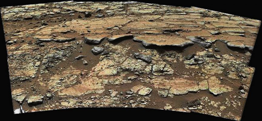 Features of Yellowknife Bay - Sol 127 (an Image-Mosaic in RAW Natural Colors; credits for the additional process. and color.: Dr Gianluigi Barca/Lunar Explorer Italia/Italian Planetary Foundation)
nessun commento
Parole chiave: Martian Surface - Rocky Outcrop - Proximities of Yellowknife Bay
