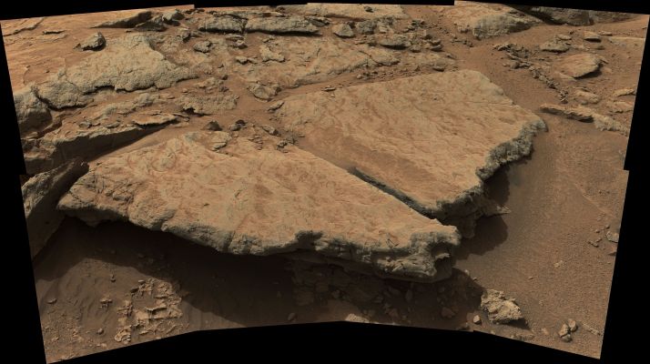 Features of Yellowknife Bay - Sol 130 (an Image-Mosaic in Calibrated Natural Colors; credits for the additional process. and color.: Dr Gianluigi Barca/Lunar Explorer Italia/Italian Planetary Foundation)
nessun commento
Parole chiave: Martian Surface - Rocky Outcrop - Proximities of Yellowknife Bay