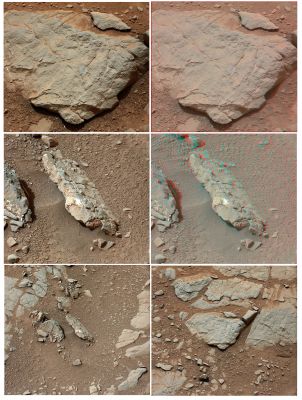 Various Surface Features at Yellowknife Bay - Sol 135 (credits for the additional process. and color.: Elisabetta Bonora and Marco Faccin/Lunar Explorer Italia/Italian Planetary Foundation) 
nessun commento
Parole chiave: Martian Surface - Pebbles, Rocks and Boulders