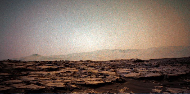 Gale's "Foggy" Horizon - Sol 146 (L-Filter - RAW Natural Colors; credits for the additional process. and color.: Elisabetta Bonora and Marco Faccin/Lunar Explorer Italia/Italian Planetary Foundation)
nessun commento
Parole chiave: Martian Horizon - Gale Crater - Inner Rim and Sky