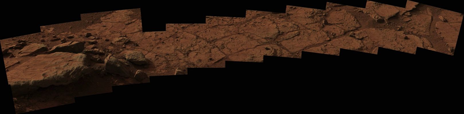 The "Paving" of Yellowknife Bay - Sol 153 (an Image-Mosaic in Calibrated Natural Colors; credits for the additional process. and color.: Dr Gianluigi Barca/Lunar Explorer Italia/Italian Planetary Foundation)
nessun commento
Parole chiave: Martian Surface - Gale Crater - Paving