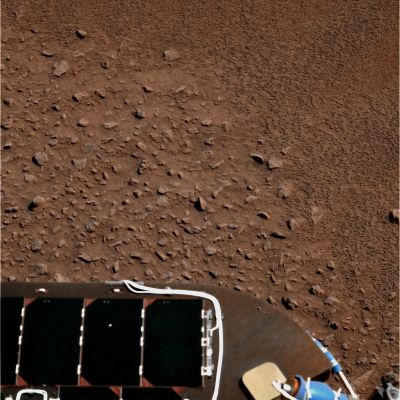 Solar Panels and rocky terrain - Sol 40 (natural colors; credits: Dr G. Barca)
nessun commento
Parole chiave: MER Spirit - Solar Panels and Rocky Surface