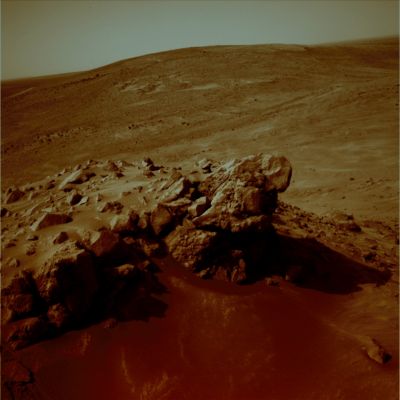 Panorama of rocks, distant horizons and outcrops - Sol 488 (3 - Extremely Enhanced Absolute Natural Colors; credits for the additional process. and color.: Dr Paolo C. Fienga - Lunexit Team)
nessun commento
Parole chiave: Mars Panorama - Gusev Crater - Proximities of the Summit of Husband Hill