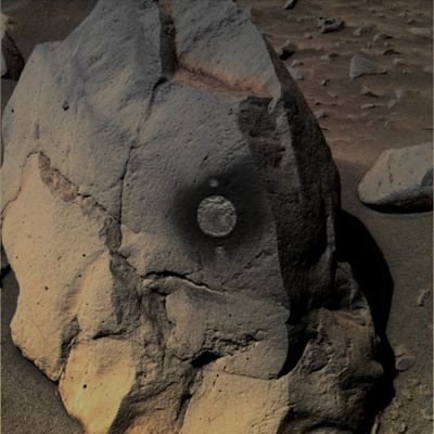 Strong Abrasion on Humphrey - Sol 60 (possible True Colors; credits: Dr G. Barca)
nessun commento
Parole chiave: Martian Surface - Boulder with "Abrasion" evidence