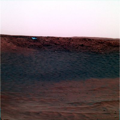 On the Edge of Bonneville: the Heat-Shield - Sol 68 (True Colors; credits: Dr G. Barca)
nessun commento
Parole chiave: Martian Surface - Bonneville Crater
