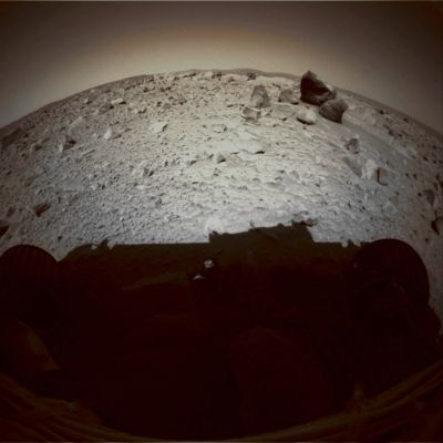 Boulders on sight! - Sol 75 (natural colors; credits: Lunexit)
nessun commento
Parole chiave: Martian Surface - Rocks of various size and shape