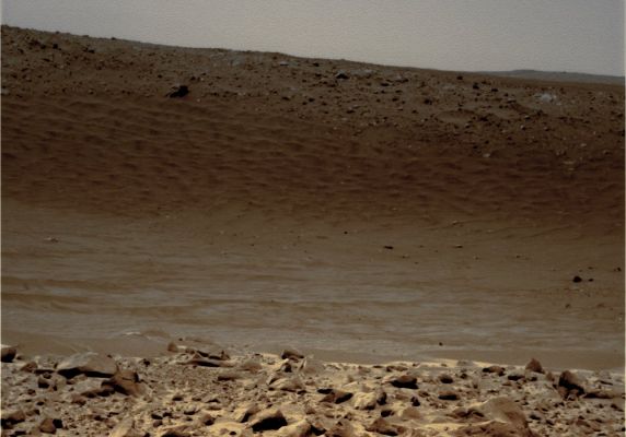 On the Edge of Bonneville... (2 - Natural Colors; credits: Lunar Explorer Italia)
nessun commento
Parole chiave: Martian Surface - Bonneville Crater