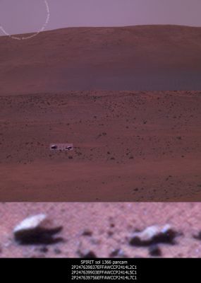 Unusually-looking Rocks, in the distance, and El Dorado Dunefield - Sol 1366 (Possible Natural Colors; credits: Elisabetta Bonora - Lunexit Team)
nessun commento
Parole chiave: Mars Panorama - Husband Hill and El Dorado