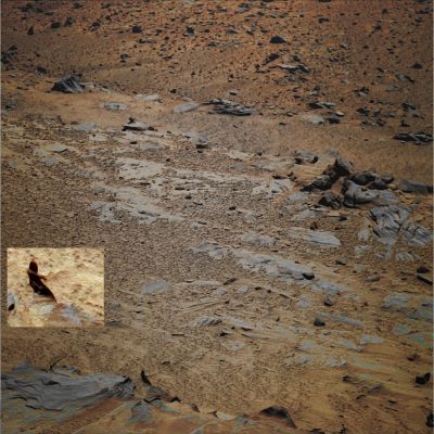 Martian B.S.: the "Martian Statue" - Sol 1367
Nel Mare Magnum di "Boiate & Scempiaggini Planetarie", uno dei posti più esclusivi va riservato alla favoletta della "Statua Marziana" (o anche del "Marziano che corre") ed al seguito che questa stupidata infinita ha generato.
Le opinioni, che potrete condividere o no, sull'argomento le trovate nel nuovo pezzo pubblicato su TruePlanets (scritto ed illustrato a tre mani).

Si suggerisce anche la lettura di questo interessante articolo che troverete su: 
http://attivissimo.blogspot.com/2008/01/antibufala-la-foto-del-marziano-nano.html

Per Lunar Explorer Italia, questa (ennesima e molto triste...) "fesseria" finisce qui.
Parole chiave: Martian Surface - Bizarre Surface Feature