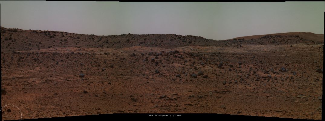 Rocky Skyline - Sol 1377 (an Image-Mosaic in possible True Colors by Elisabetta Bonora - Lunexit Team) 
nessun commento
Parole chiave: Mars Panorama - Gusev Crater