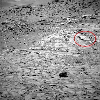 Anybody's under there? - Sol 1398 (credits: Dr Gianluigi Barca)
nessun commento
Parole chiave: Martian Surface - Anomalous Surface Feature