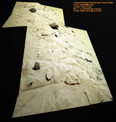 Layered Rocky Paving near Home Plate - Sol 1402 (natural colors; credits: Dr Marco Faccin)
nessun commento
Parole chiave: Martian Surface - Rocky Layers near Home Plate