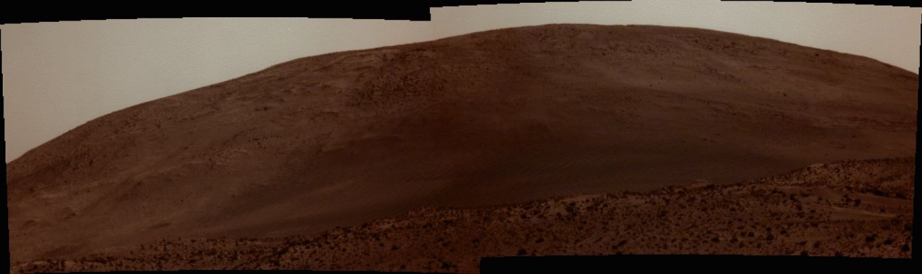 Husband Hill and El Dorado Dunefield - Sol 1435 (RAW Natural Colors; credits: Elisabetta Bonora - Lunexit Team)
nessun commento
Parole chiave: Mars Panorama - Gusev Crater - Husband Hill and El Dorado Dunefield