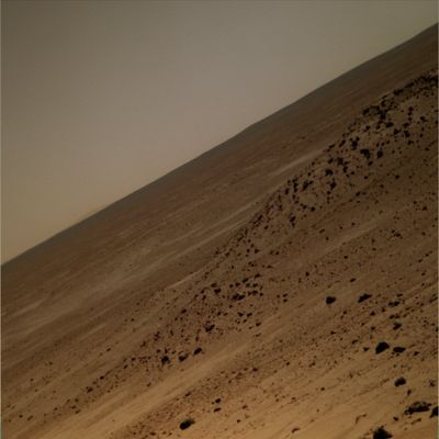 Gusev's Horizon - Sol 1664 (natural colors; credits: Dr G. Barca)
nessun commento
Parole chiave: Martian Horizon - Gusev Crater