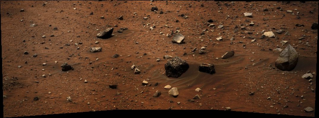 Rock Garden - 1801 (an Image-Mosaic in Absolute Natural Colors; credits for the additional process. and color.: Elisabetta Bonora & Paolo C. Fienga - Lunexit Team)
nessun commento
Parole chiave: Martian Surface - Rover Tracks, Paving, Rocks and Pebbles