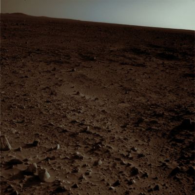 Horizon - Sol 182 (Natural Colors; credits for the additional process. and color.: Dr Paolo C. Fienga - Lunexit Team)
Left Navigation Camera (NavCam) Non-linearized Full frame EDR acquired on Sol 182 of Spirit's Mission to Gusev Crater at approximately 16:36:28 Mars Local Time (M.L.T.). 
Parole chiave: Martian Horizon - Gusev Crater