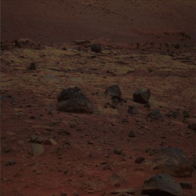 Boulderville - Sol 1828 (Absolute Natural Colors; credits for the additional process. and color.: Elisabetta Bonora and Paolo C. Fienga - Lunexit Team)
nessun commento
Parole chiave: Martian Surface - Rocks of various Color, Size and Shape