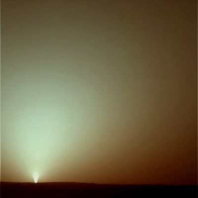 Sunset - Sol 1954 (possible True Colors; credits: Lunar Explorer Italia)
nessun commento
Parole chiave: Martian Sunset