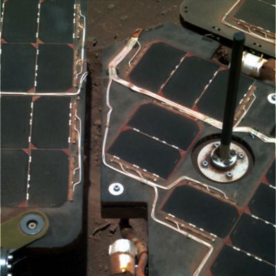The clean Solar Panels of MER Opportunity - Sol 1978 (Natural Colors; credits: Dr G. Barca)
nessun commento
Parole chiave: Spacecraft - MER Opportunity - Solar Panels and Surface