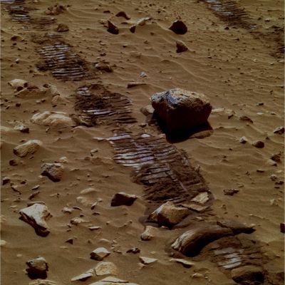 Blueish Reflections in the Tracks - Sol 203 (Natural Colors; credits: Elisabetta Bonora - Lunexit Team)
nessun commento
Parole chiave: Martian Surface - Rover Tracks, Pebbles and Blueish Sand