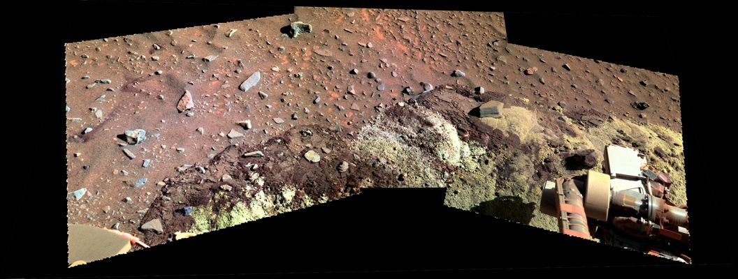 The Soft and Colourful Sands near Spirit Winter-Haven - Sol 2179 (Image-Mosaic - Enhanced Natural Colors; credits for the additional process. and color.: Dr Marco Faccin - Lunexit Team)
nessun commento
Parole chiave: Mars Panorama - Gusev Crater - Spirit's Winter Haven