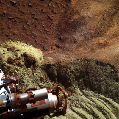 Sulphur? - Sol 2185 (Absolute Natural Colors; credits for the additional process. and color.: Drr Gianluigi Barca & Paolo C. Fienga - Lunexit Team)
nessun commento
Parole chiave: Martian Surface - Heavily Disturbed Terrain