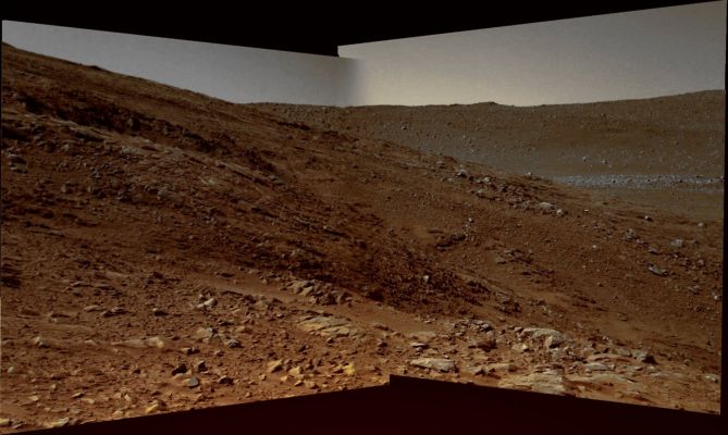 Rocky Landscape - Sol 242/257 (photo-mosaic in possible True Colors; credits: Dr G. Barca & Lunexit)
nessun commento
Parole chiave: Mars Panorama - Gusev Crater