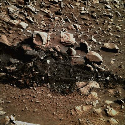 Recently Disturbed Terrain - Sol 276 (possible True Colors; credits: Dr G. Barca & Lunexit)
nessun commento
Parole chiave: Martian Surface - Disturbed Terrain