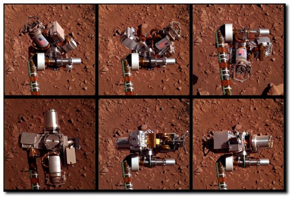 Looking down - Sol 287 (Image Mosaic - Natural Colors; credits: Dr M. Faccin - Lunexit Team)
nessun commento
Parole chiave: Spacecrafts - MER Spirit - Microscopic Imager