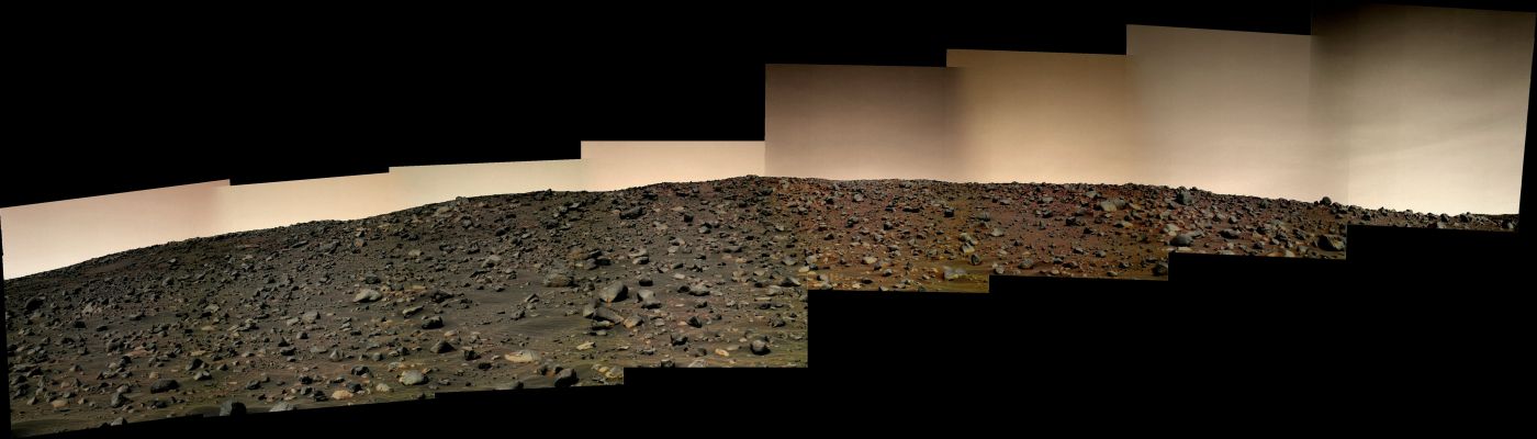 Gusev Skyline - Sol 347 (natural colors; credits: Dr G. Barca)
nessun commento
Parole chiave: Mars Panorama - Gusev Crater