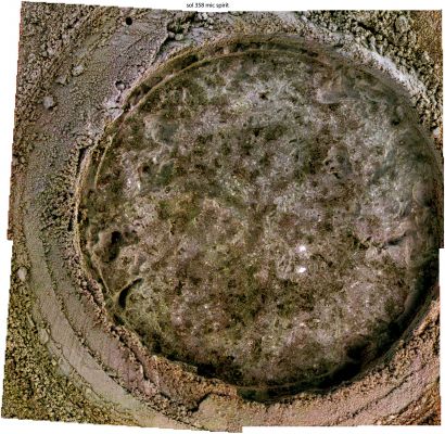 Effects of Abrasion - Sol 358 (an Image-Mosaic in slightly saturated Natural Colors by Dr Marco Faccin - Lunexit Team)
nessun commento
Parole chiave: Microscopic Imager - RAT Work
