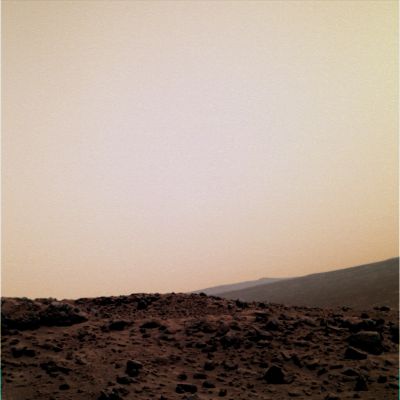 White-Pink Skies over Gusev - Sol 405 (possible True Colors; credits: Dr G. Barca)
nessun commento
Parole chiave: Martian Horizon - Gusev Crater