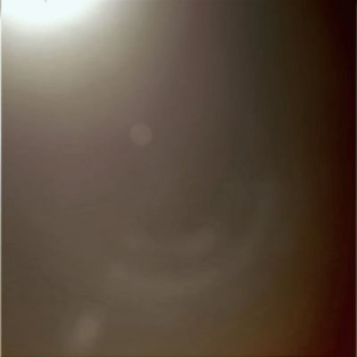 Martian Sky - Sol 483 (Natural Colors; credits: Lunar Explorer Italia)
Caption NASA:"Left Navigation Camera Non-linearized Downsampled EDR acquired on Sol 483 of Spirit's Mission to Gusev Crater at approximately 10:15:21 MLT". 

Nota Lunexit: purtroppo non possiamo verificare di persona ma, a nostro parere, QUESTO è il colore naturale (e cioè il colore che percepirebbero i nostri occhi umani) del Cielo di Marte (non il giallo ocra o il verde oliva delle riscostruzioni NASA...). Ed ai Posteri l'ardua sentenza!
Parole chiave: Martian Sky